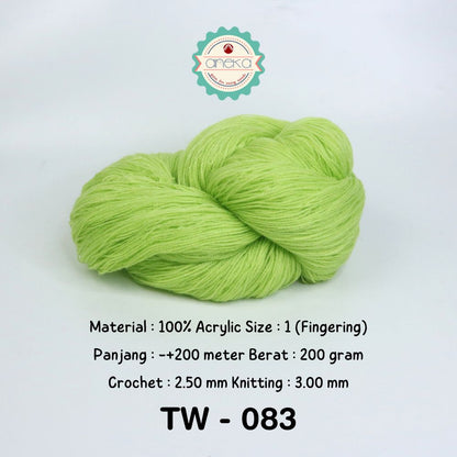 KATALOG - Benang Rajut Wool Aneka / Wol / Siet Yarn 200 gram (BENTUK HANK, TIDAK DIGULUNG) Part 1