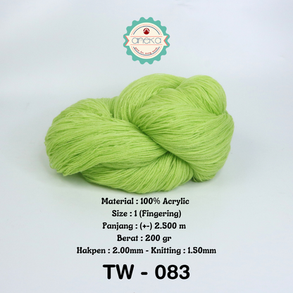 KATALOG - Benang Rajut Wool Aneka  / Wol / Siet Yarn 200 gram (BENTUK HANK, TIDAK DIGULUNG) Part 2