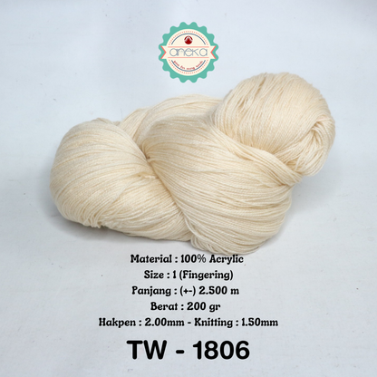 KATALOG - Benang Rajut Wool Aneka  / Wol / Siet Yarn 200 gram (BENTUK HANK, TIDAK DIGULUNG) Part 2