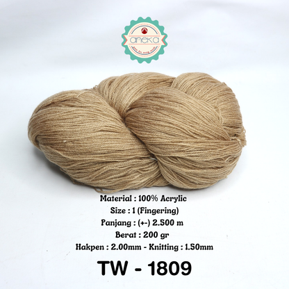 KATALOG - Benang Rajut Wool Aneka  / Wol / Siet Yarn 200 gram (BENTUK HANK, TIDAK DIGULUNG) Part 2