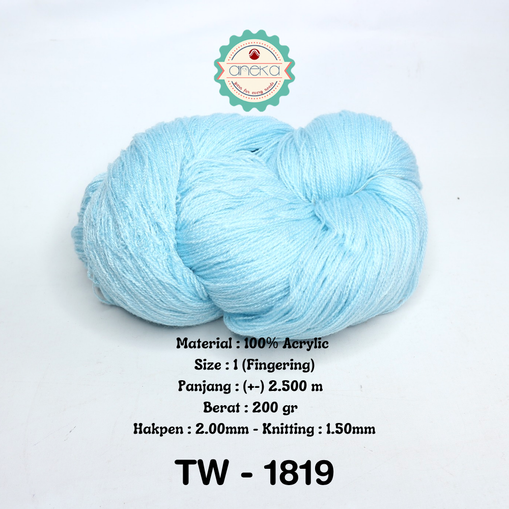 KATALOG - Benang Rajut Wool Aneka / Wol / Siet Yarn 200 gram (BENTUK HANK, TIDAK DIGULUNG) Part 1