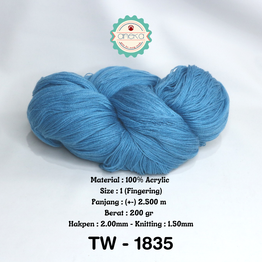 KATALOG - Benang Rajut Wool Aneka / Wol / Siet Yarn 200 gram (BENTUK HANK, TIDAK DIGULUNG) Part 1