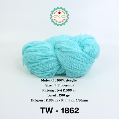 KATALOG - Benang Rajut Wool Aneka / Wol / Siet Yarn 200 gram (BENTUK HANK, TIDAK DIGULUNG) Part 1