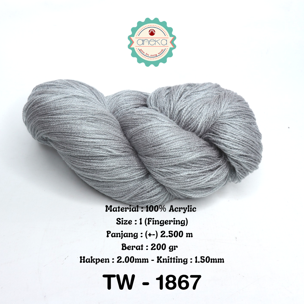 KATALOG - Benang Rajut Wool Aneka  / Wol / Siet Yarn 200 gram (BENTUK HANK, TIDAK DIGULUNG) Part 2