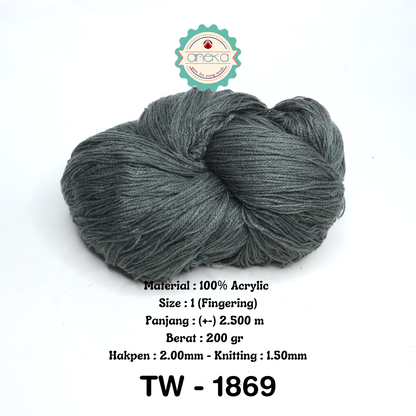 KATALOG - Benang Rajut Wool Aneka  / Wol / Siet Yarn 200 gram (BENTUK HANK, TIDAK DIGULUNG) Part 2
