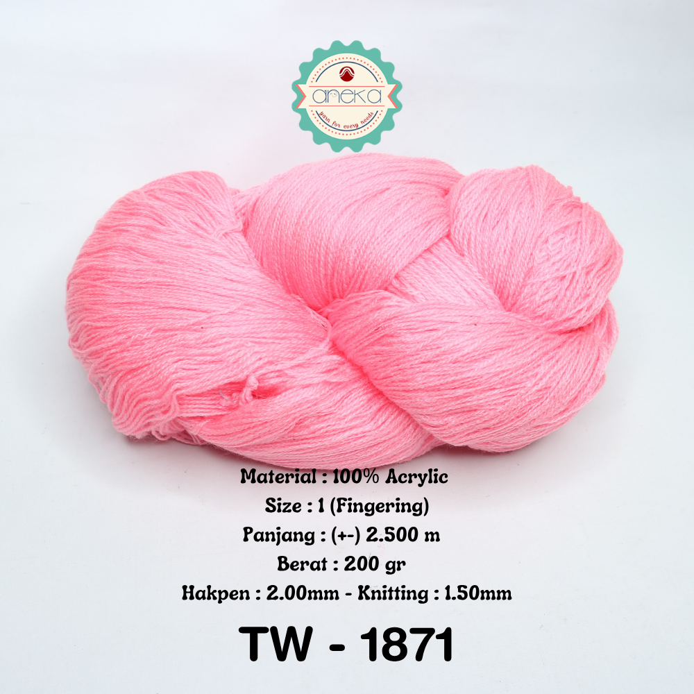 KATALOG - Benang Rajut Wool Aneka / Wol / Siet Yarn 200 gram (BENTUK HANK, TIDAK DIGULUNG) Part 1