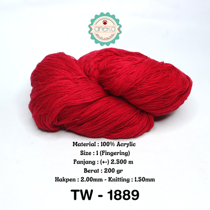 KATALOG - Benang Rajut Wool Aneka / Wol / Siet Yarn 200 gram (BENTUK HANK, TIDAK DIGULUNG) Part 1