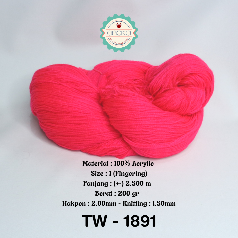 KATALOG - Benang Rajut Wool Aneka / Wol / Siet Yarn 200 gram (BENTUK HANK, TIDAK DIGULUNG) Part 1