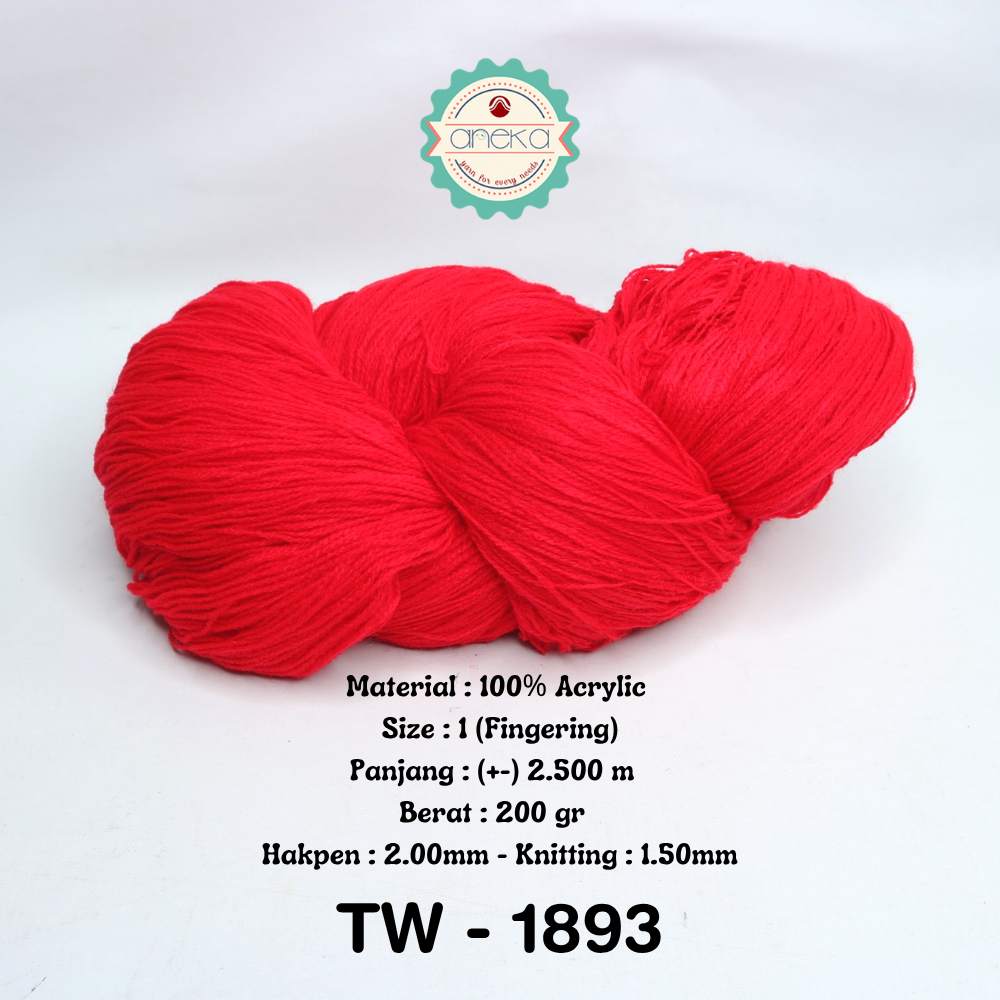 KATALOG - Benang Rajut Wool Aneka / Wol / Siet Yarn 200 gram (BENTUK HANK, TIDAK DIGULUNG) Part 1