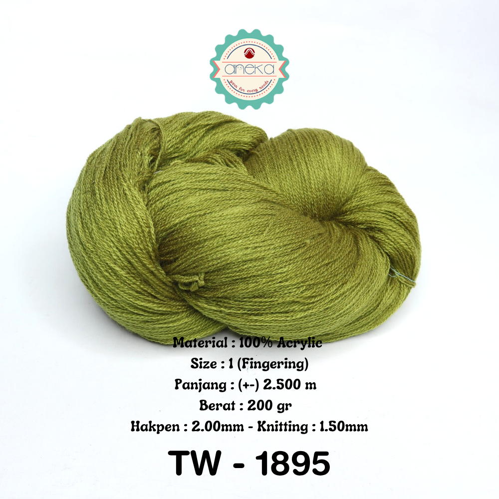 KATALOG - Benang Rajut Wool Aneka  / Wol / Siet Yarn 200 gram (BENTUK HANK, TIDAK DIGULUNG) Part 2