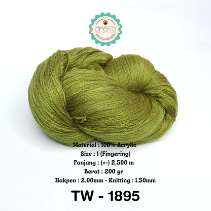 KATALOG - Benang Rajut Wool Aneka  / Wol / Siet Yarn 200 gram (BENTUK HANK, TIDAK DIGULUNG) Part 2