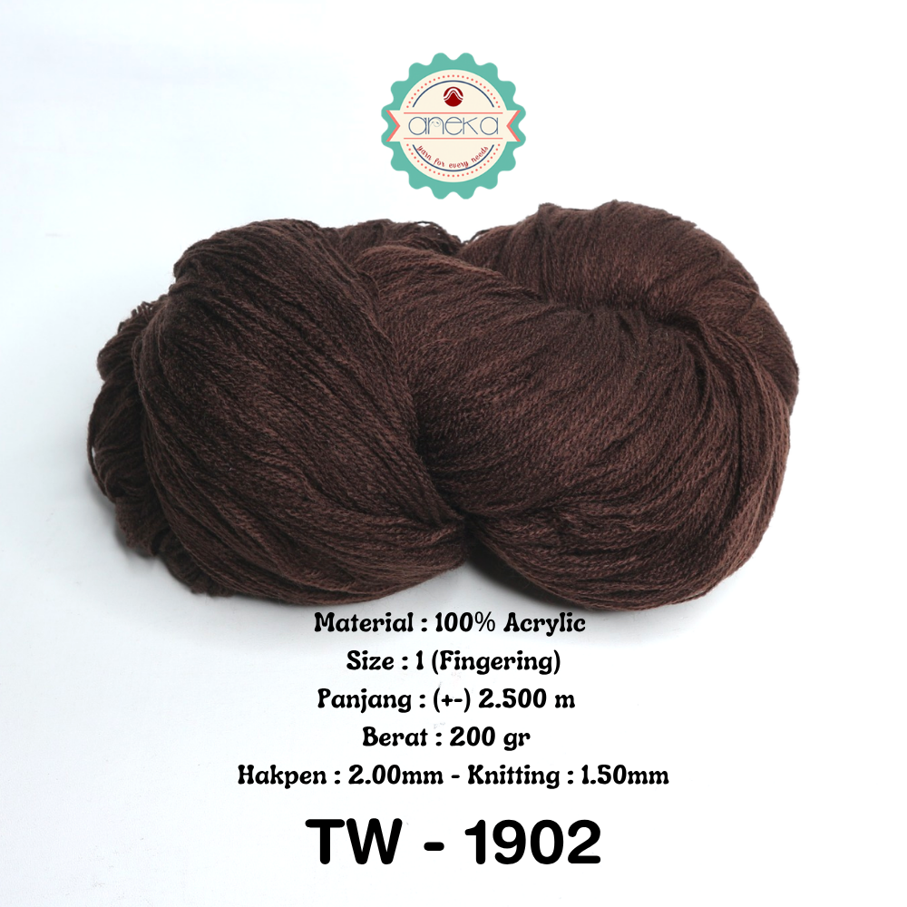 KATALOG - Benang Rajut Wool Aneka  / Wol / Siet Yarn 200 gram (BENTUK HANK, TIDAK DIGULUNG) Part 2