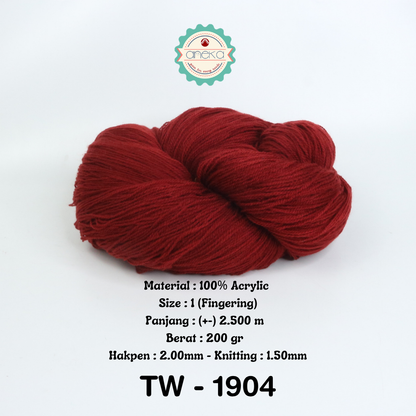 KATALOG - Benang Rajut Wool Aneka  / Wol / Siet Yarn 200 gram (BENTUK HANK, TIDAK DIGULUNG) Part 2