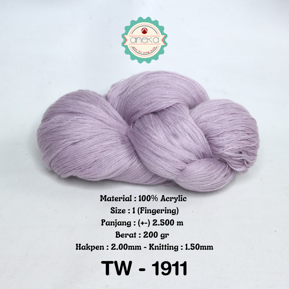 KATALOG - Benang Rajut Wool Aneka / Wol / Siet Yarn 200 gram (BENTUK HANK, TIDAK DIGULUNG) Part 1
