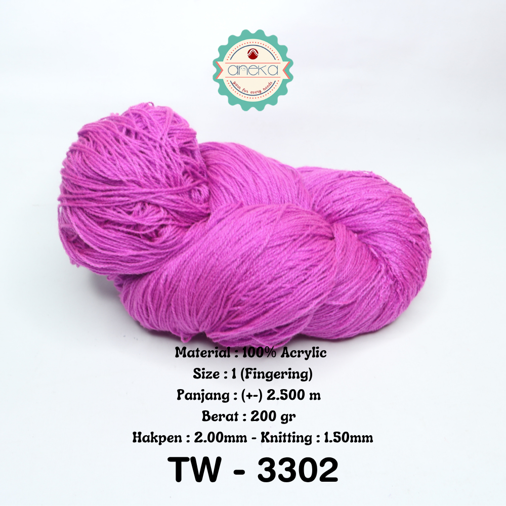 KATALOG - Benang Rajut Wool Aneka / Wol / Siet Yarn 200 gram (BENTUK HANK, TIDAK DIGULUNG) Part 1