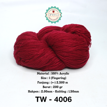 KATALOG - Benang Rajut Wool Aneka / Wol / Siet Yarn 200 gram (BENTUK HANK, TIDAK DIGULUNG) Part 1