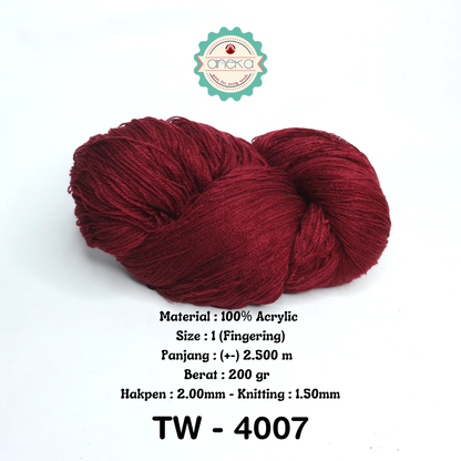 KATALOG - Benang Rajut Wool Aneka  / Wol / Siet Yarn 200 gram (BENTUK HANK, TIDAK DIGULUNG) Part 2