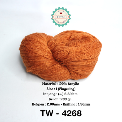 KATALOG - Benang Rajut Wool Aneka  / Wol / Siet Yarn 200 gram (BENTUK HANK, TIDAK DIGULUNG) Part 2