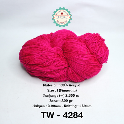KATALOG - Benang Rajut Wool Aneka / Wol / Siet Yarn 200 gram (BENTUK HANK, TIDAK DIGULUNG) Part 1