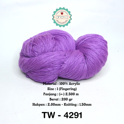 KATALOG - Benang Rajut Wool Aneka / Wol / Siet Yarn 200 gram (BENTUK HANK, TIDAK DIGULUNG) Part 1