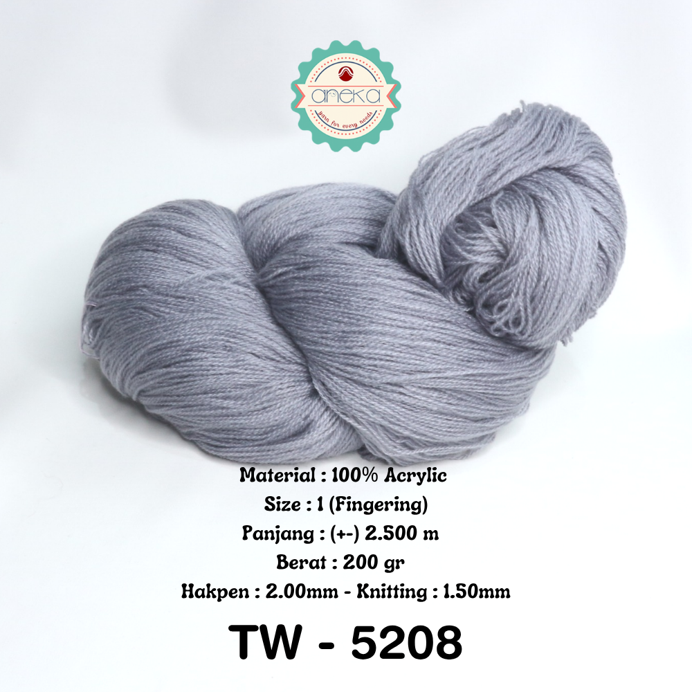 KATALOG - Benang Rajut Wool Aneka  / Wol / Siet Yarn 200 gram (BENTUK HANK, TIDAK DIGULUNG) Part 2