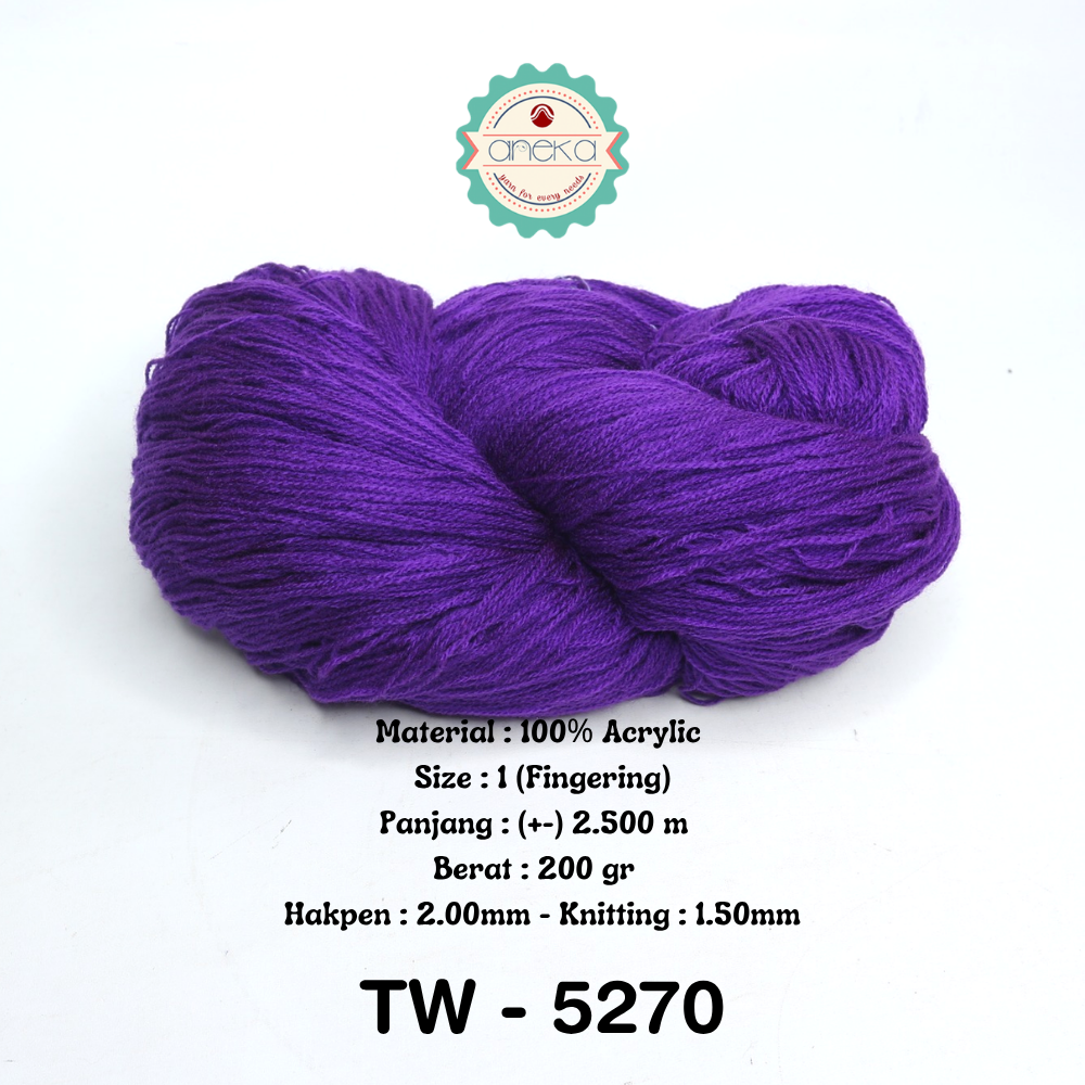 KATALOG - Benang Rajut Wool Aneka / Wol / Siet Yarn 200 gram (BENTUK HANK, TIDAK DIGULUNG) Part 1
