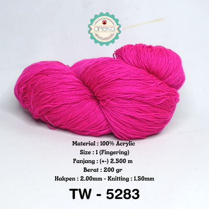 KATALOG - Benang Rajut Wool Aneka / Wol / Siet Yarn 200 gram (BENTUK HANK, TIDAK DIGULUNG) Part 1