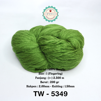 KATALOG - Benang Rajut Wool Aneka  / Wol / Siet Yarn 200 gram (BENTUK HANK, TIDAK DIGULUNG) Part 2