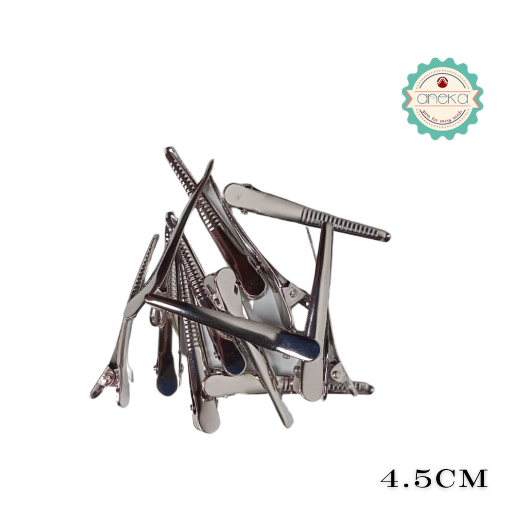 KATALOG - [10PCS] Peniti / Bros Mangkok / Jepit Buaya / Jepit Bebek Ukuran Kecil dan Besar