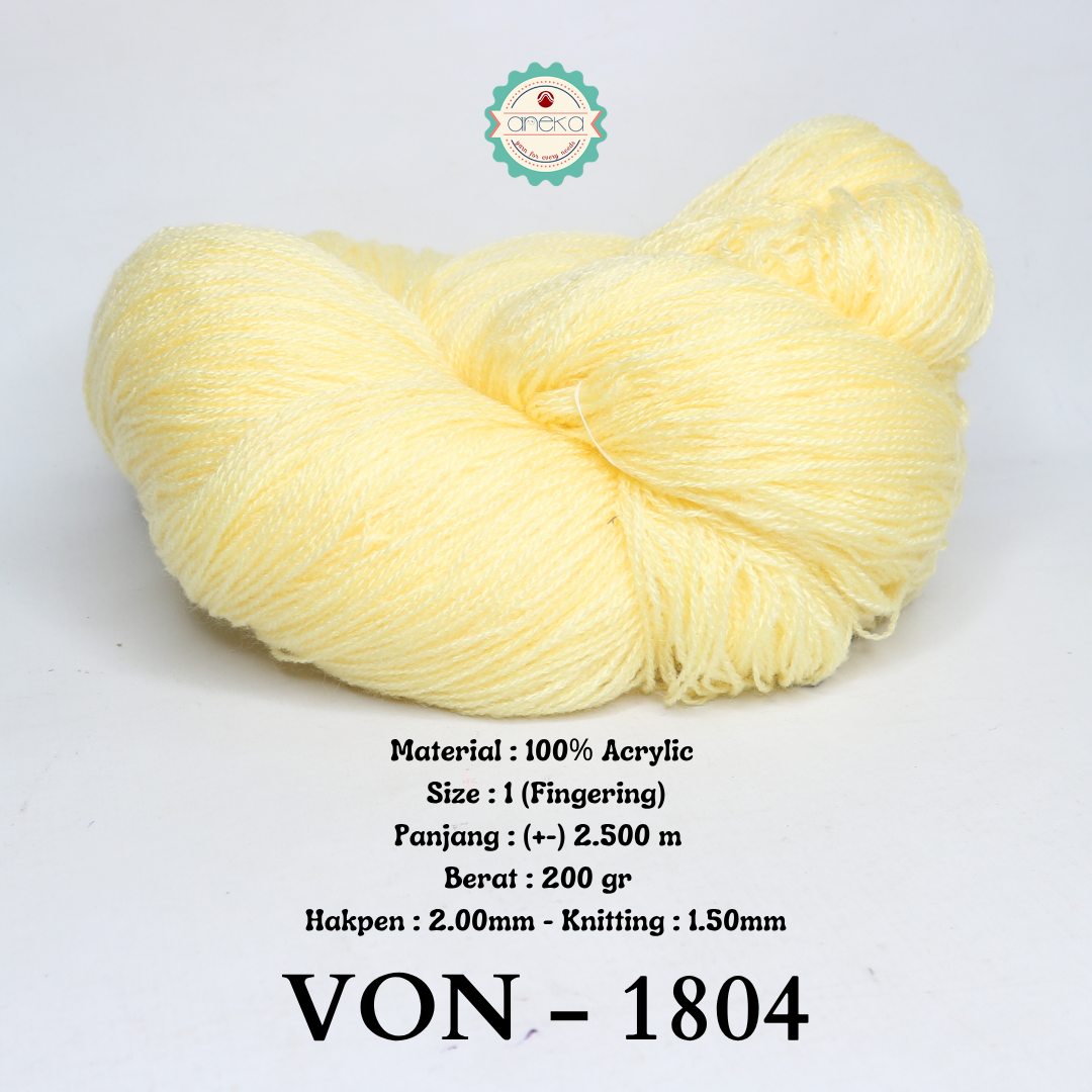 KATALOG - Benang Rajut Wool / Wol / Siet Yarn 200 gram VONEL (BENTUK HANK, TIDAK DIGULUNG) PART 1