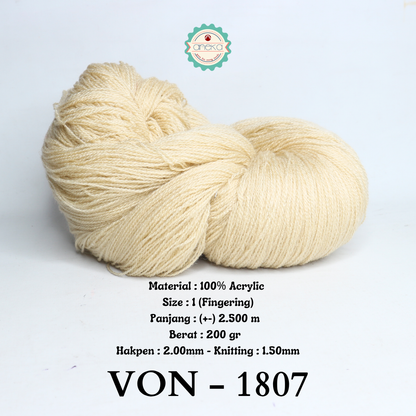 KATALOG - Benang Rajut Wool / Wol / Siet Yarn 200 gram VONEL (BENTUK HANK, TIDAK DIGULUNG) PART 2