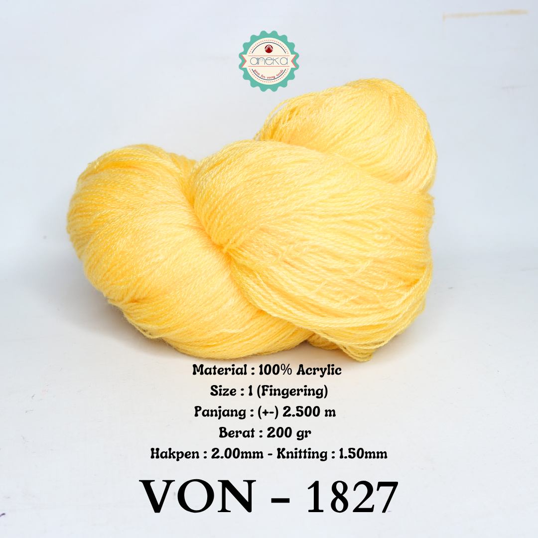 KATALOG - Benang Rajut Wool / Wol / Siet Yarn 200 gram VONEL (BENTUK HANK, TIDAK DIGULUNG) PART 1