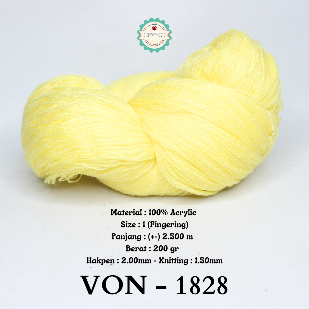 KATALOG - Benang Rajut Wool / Wol / Siet Yarn 200 gram VONEL (BENTUK HANK, TIDAK DIGULUNG) PART 1