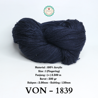 KATALOG - Benang Rajut Wool / Wol / Siet Yarn 200 gram VONEL (BENTUK HANK, TIDAK DIGULUNG) PART 3
