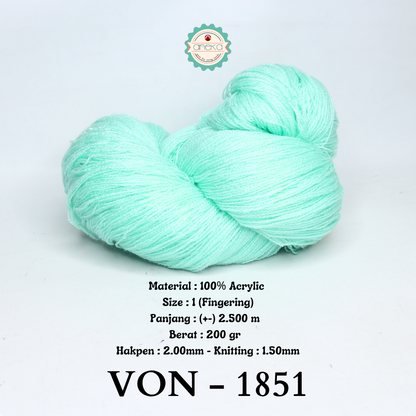 KATALOG - Benang Rajut Wool / Wol / Siet Yarn 200 gram VONEL (BENTUK HANK, TIDAK DIGULUNG) PART 3