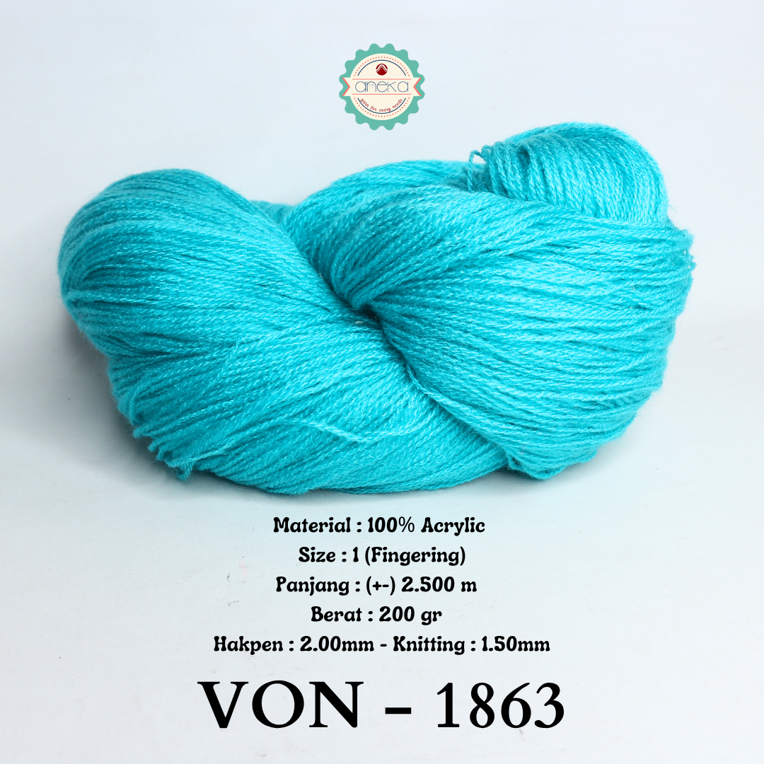 KATALOG - Benang Rajut Wool / Wol / Siet Yarn 200 gram VONEL (BENTUK HANK, TIDAK DIGULUNG) PART 3