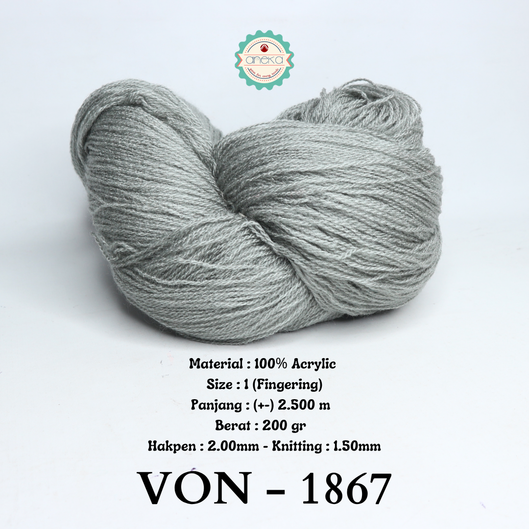 KATALOG - Benang Rajut Wool / Wol / Siet Yarn 200 gram VONEL (BENTUK HANK, TIDAK DIGULUNG) PART 1