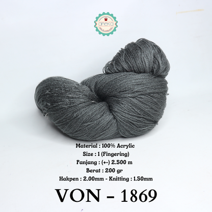 KATALOG - Benang Rajut Wool / Wol / Siet Yarn 200 gram VONEL (BENTUK HANK, TIDAK DIGULUNG) PART 1