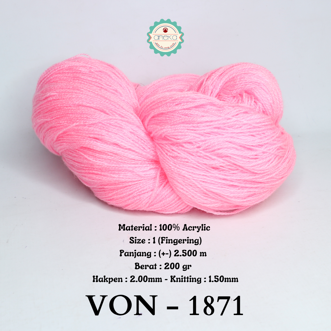 KATALOG - Benang Rajut Wool / Wol / Siet Yarn 200 gram VONEL (BENTUK HANK, TIDAK DIGULUNG) PART 2