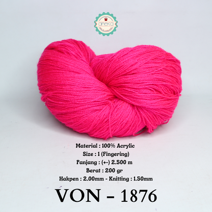 KATALOG - Benang Rajut Wool / Wol / Siet Yarn 200 gram VONEL (BENTUK HANK, TIDAK DIGULUNG) PART 2