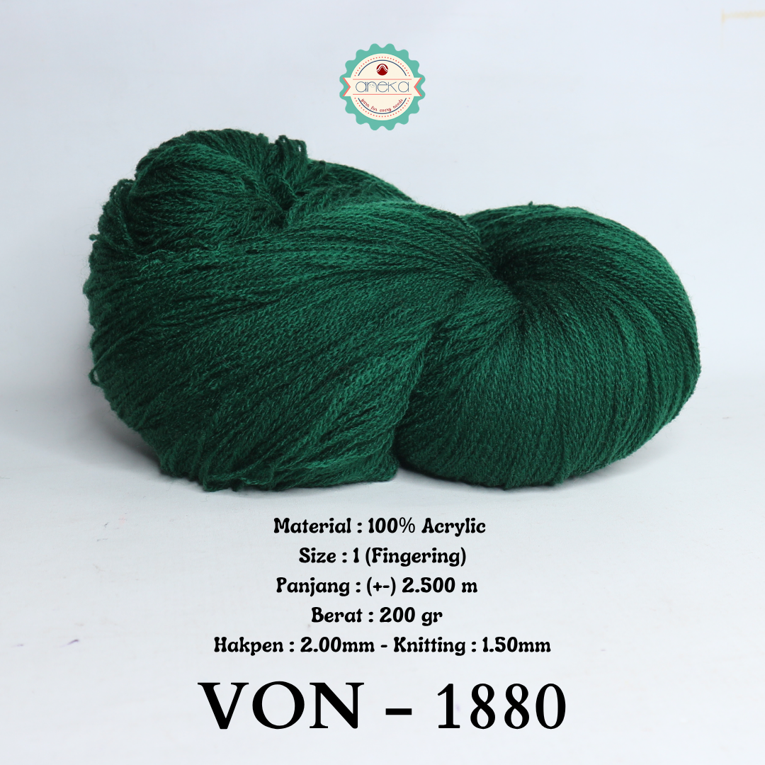 KATALOG - Benang Rajut Wool / Wol / Siet Yarn 200 gram VONEL (BENTUK HANK, TIDAK DIGULUNG) PART 2