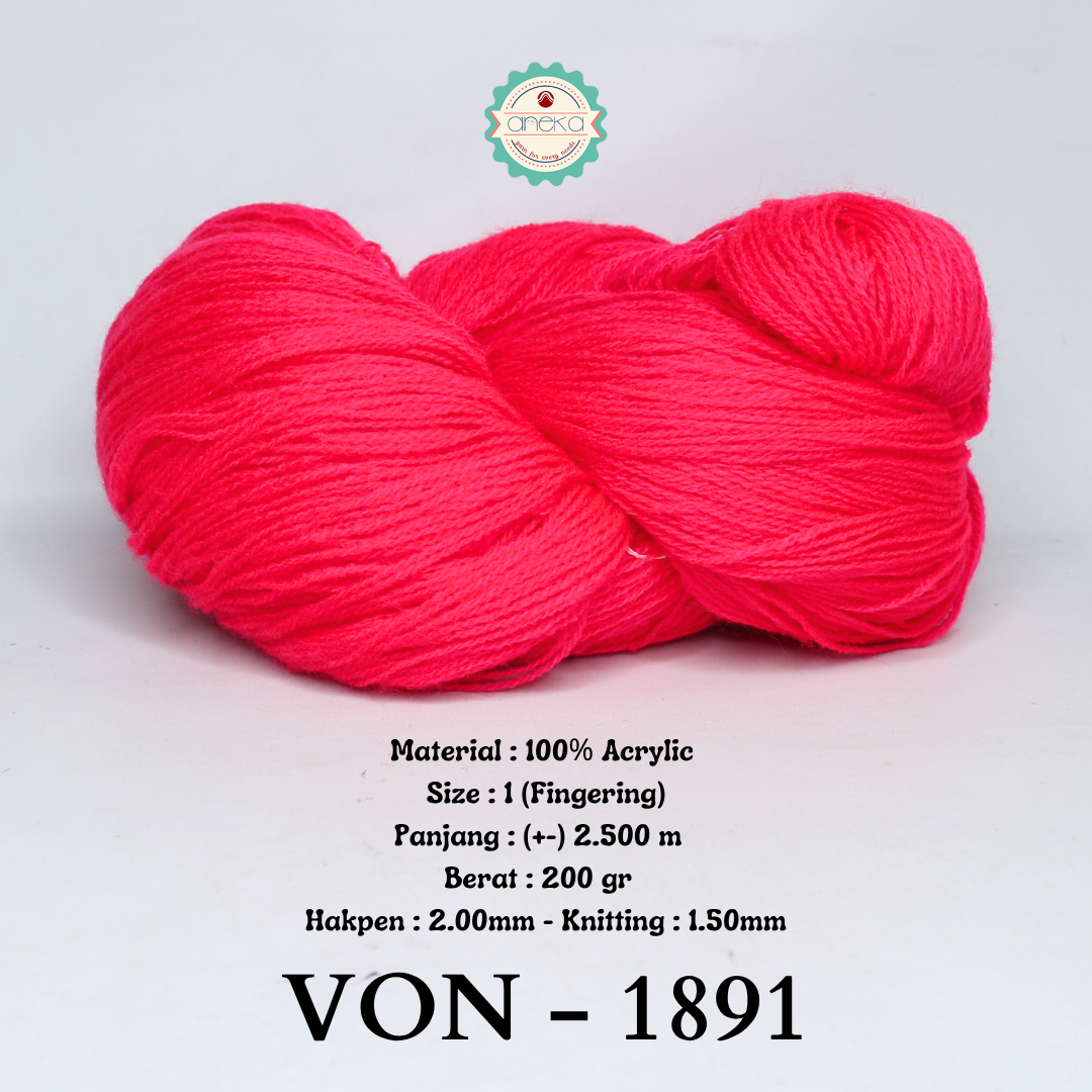 KATALOG - Benang Rajut Wool / Wol / Siet Yarn 200 gram VONEL (BENTUK HANK, TIDAK DIGULUNG) PART 1