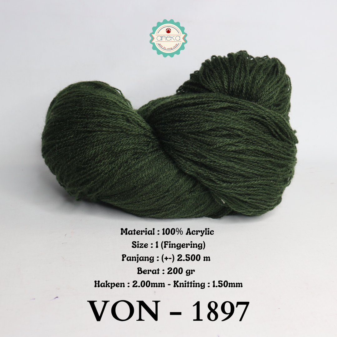 KATALOG - Benang Rajut Wool / Wol / Siet Yarn 200 gram VONEL (BENTUK HANK, TIDAK DIGULUNG) PART 2