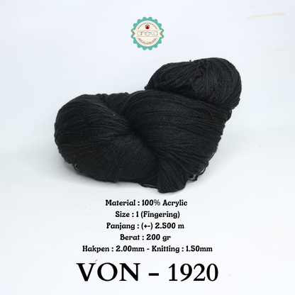 KATALOG - Benang Rajut Wool / Wol / Siet Yarn 200 gram VONEL (BENTUK HANK, TIDAK DIGULUNG) PART 1