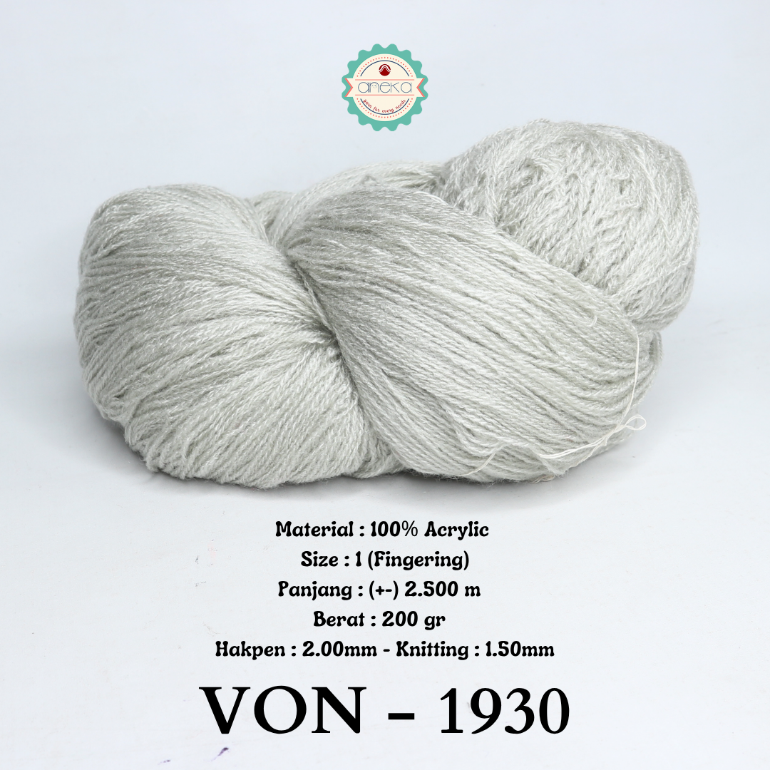 KATALOG - Benang Rajut Wool / Wol / Siet Yarn 200 gram VONEL (BENTUK HANK, TIDAK DIGULUNG) PART 1
