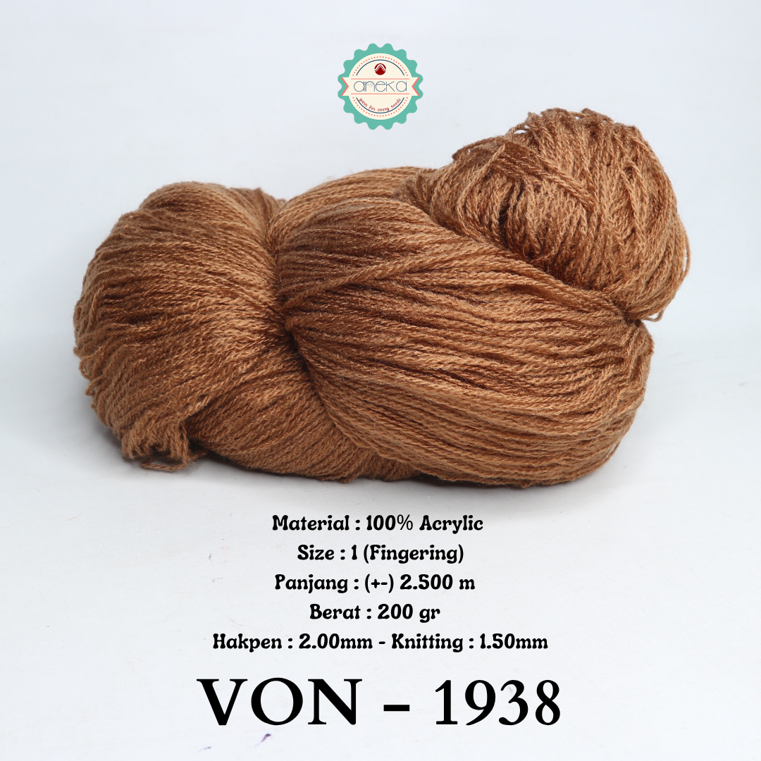 KATALOG - Benang Rajut Wool / Wol / Siet Yarn 200 gram VONEL (BENTUK HANK, TIDAK DIGULUNG) PART 1
