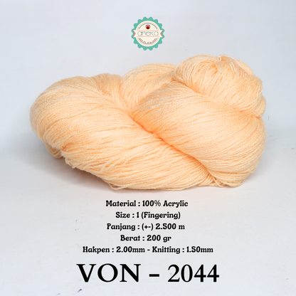 KATALOG - Benang Rajut Wool / Wol / Siet Yarn 200 gram VONEL (BENTUK HANK, TIDAK DIGULUNG) PART 2