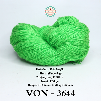 KATALOG - Benang Rajut Wool / Wol / Siet Yarn 200 gram VONEL (BENTUK HANK, TIDAK DIGULUNG) PART 3