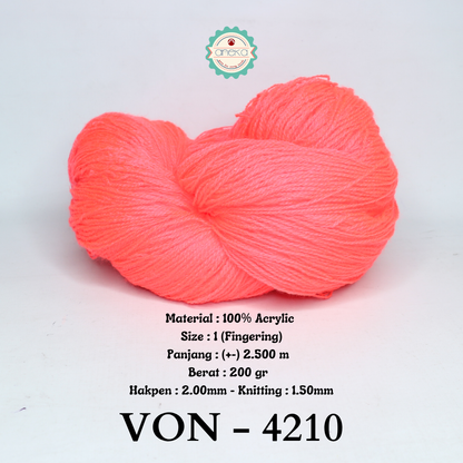 KATALOG - Benang Rajut Wool / Wol / Siet Yarn 200 gram VONEL (BENTUK HANK, TIDAK DIGULUNG) PART 2