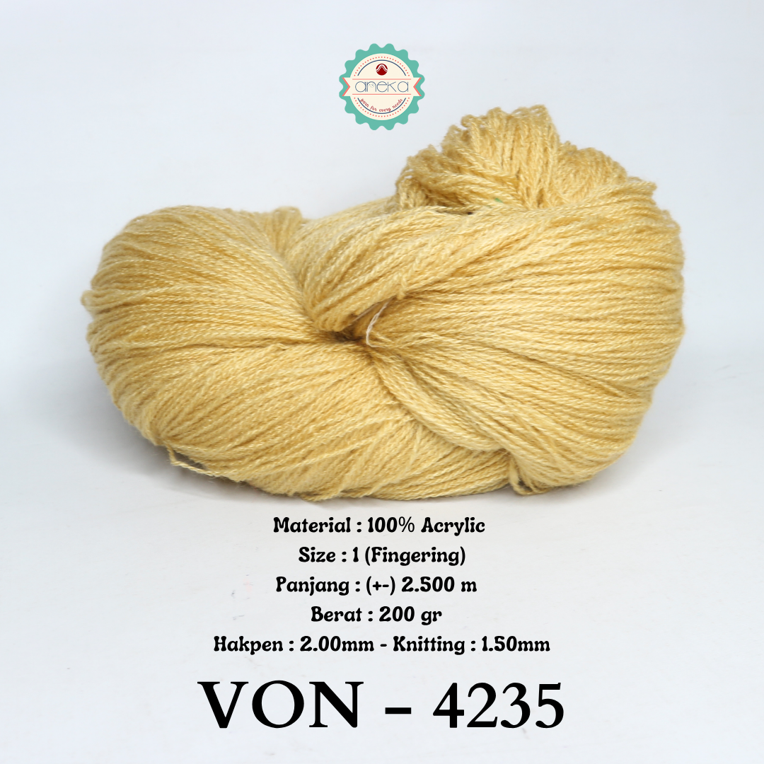KATALOG - Benang Rajut Wool / Wol / Siet Yarn 200 gram VONEL (BENTUK HANK, TIDAK DIGULUNG) PART 2